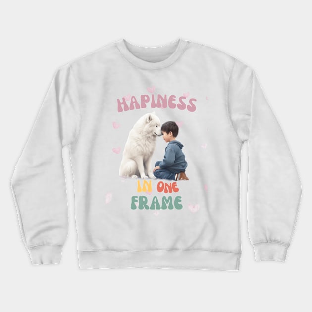 Samoyed, Friendship, the most adorable best friend gift to a Samoyed Lover Crewneck Sweatshirt by HSH-Designing